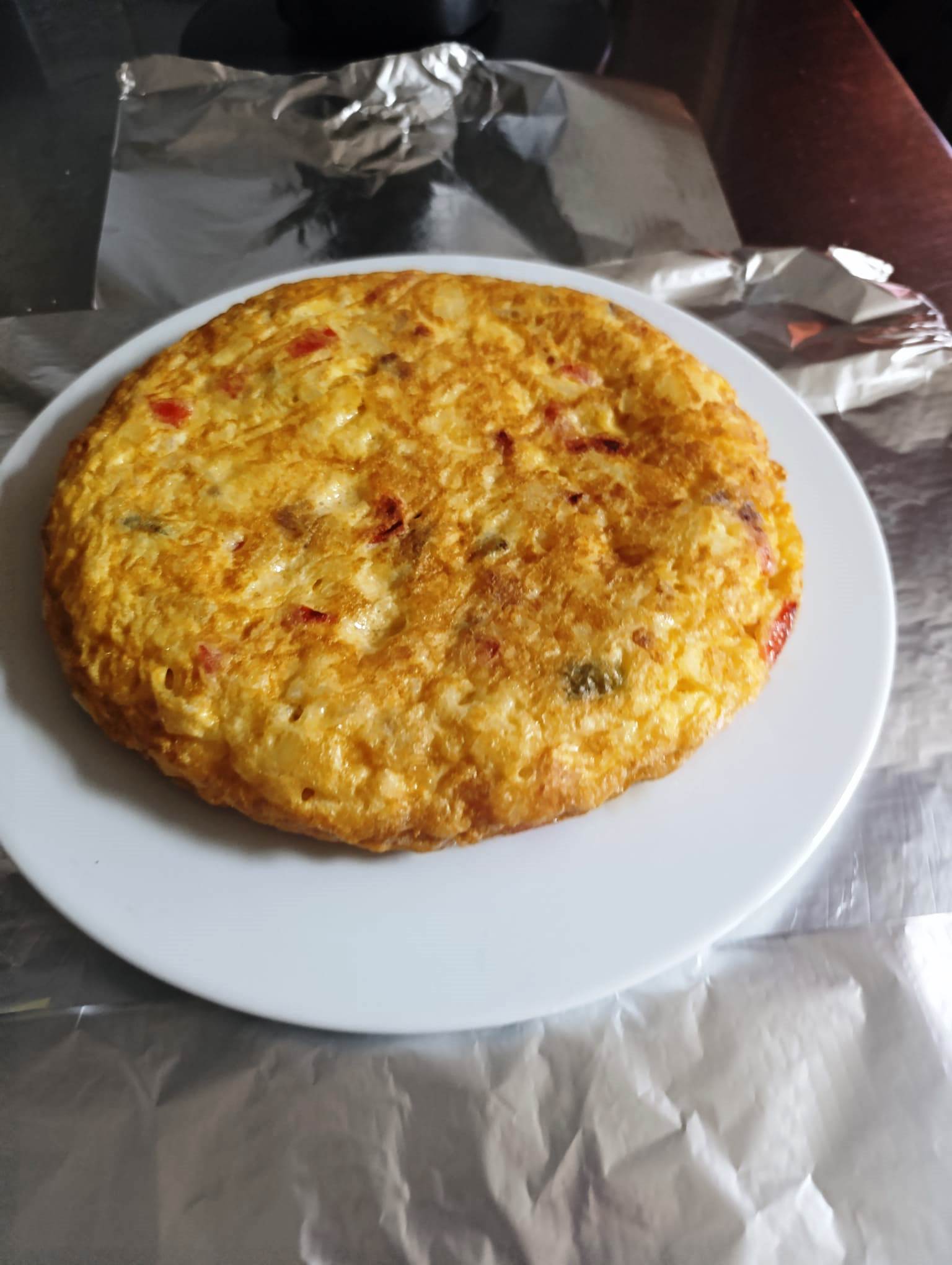 Tortilla de pimientos
